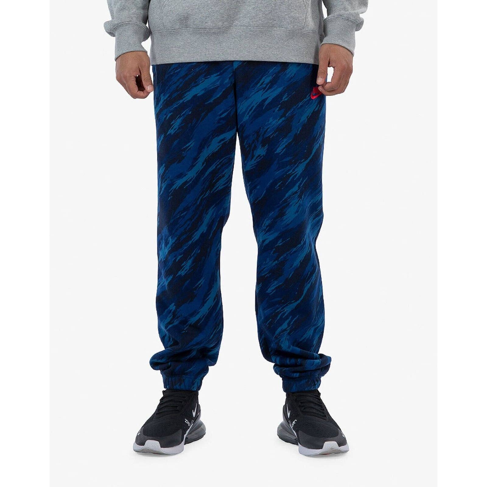 Nike Nsw Essentials Club Aop Camo Fleece Pants Men's- Large